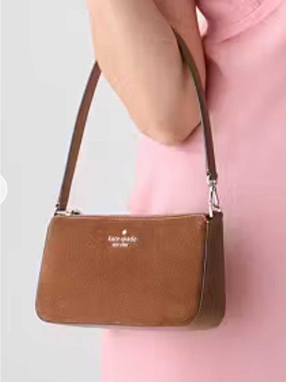 Kate Spade  Gemini Suede Mixed Mat Warm Ginge Mini Shoulder Bag